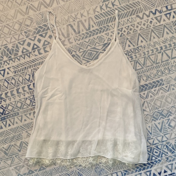 Lacy White Camisole - Picture 3 of 7